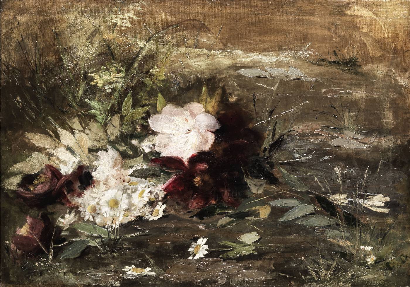 Seerosen Bloemen Poster von Gerardina Jacoba Van De Sande Bakhuyzen - Posterbox.no