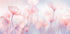 Rosa Pastellblumen Poster - Posterbox.no