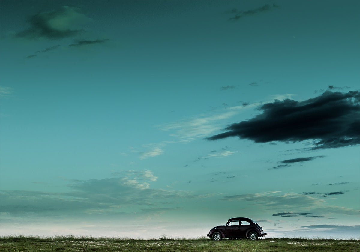 The Red VW Beetle - Posterbox