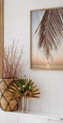 Sonnenuntergang-Palmblatt-Poster - Posterbox.no