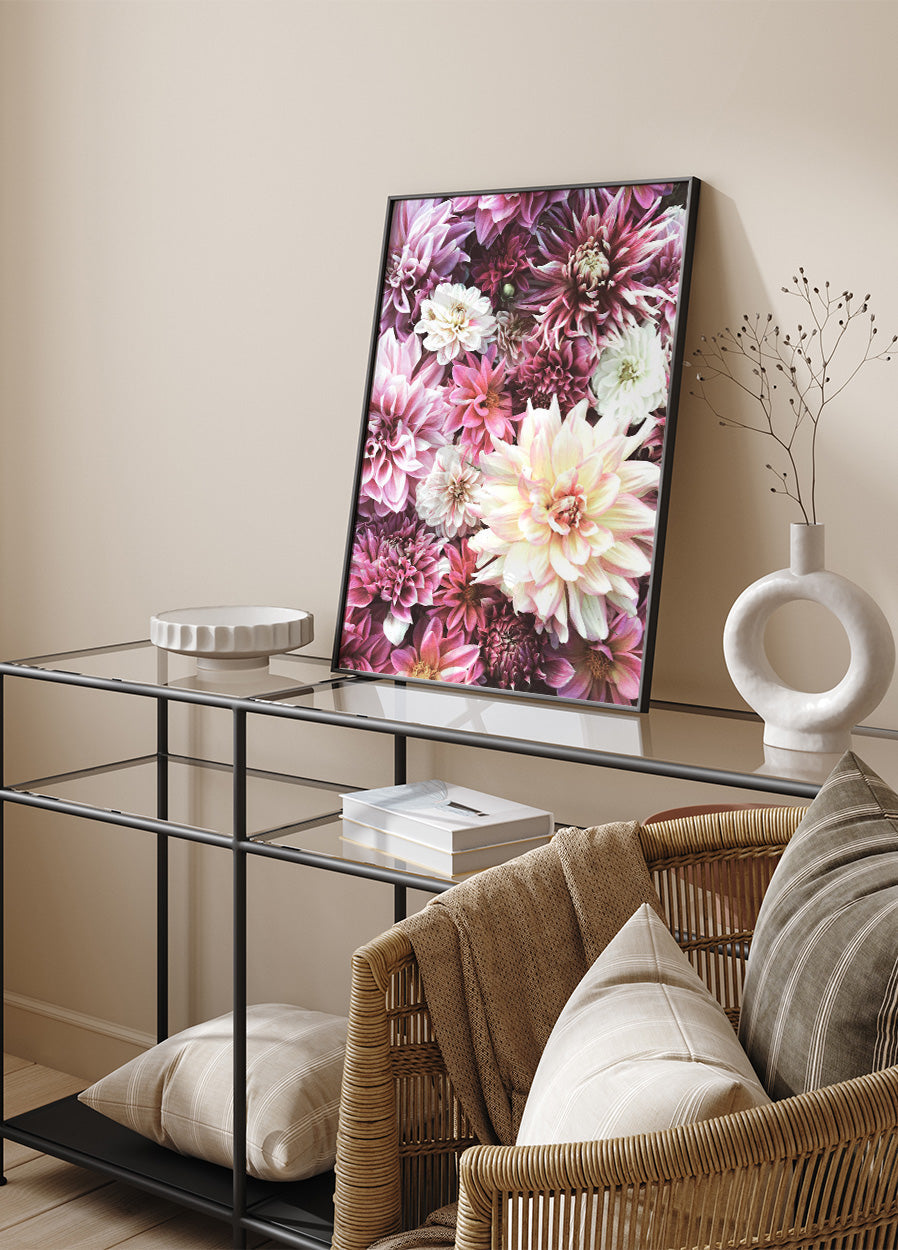 Blumen in Rosa Poster - Posterbox.no