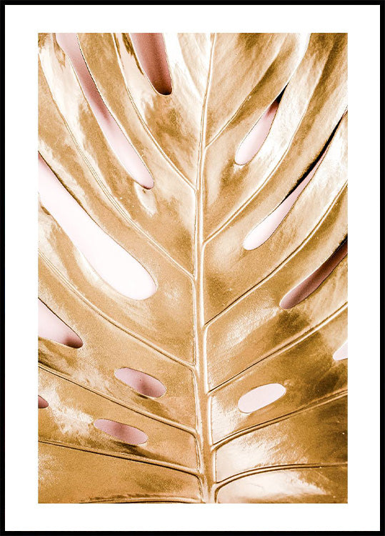 Poster mit Blattgold-Textur - Posterbox.no