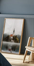 Eine Kirche auf einer Insel mitten im Bleder See Poster - Posterbox.dk