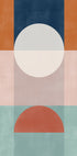 Abstract Geometric Artwork With Earthy Tones Plakat - Posterbox