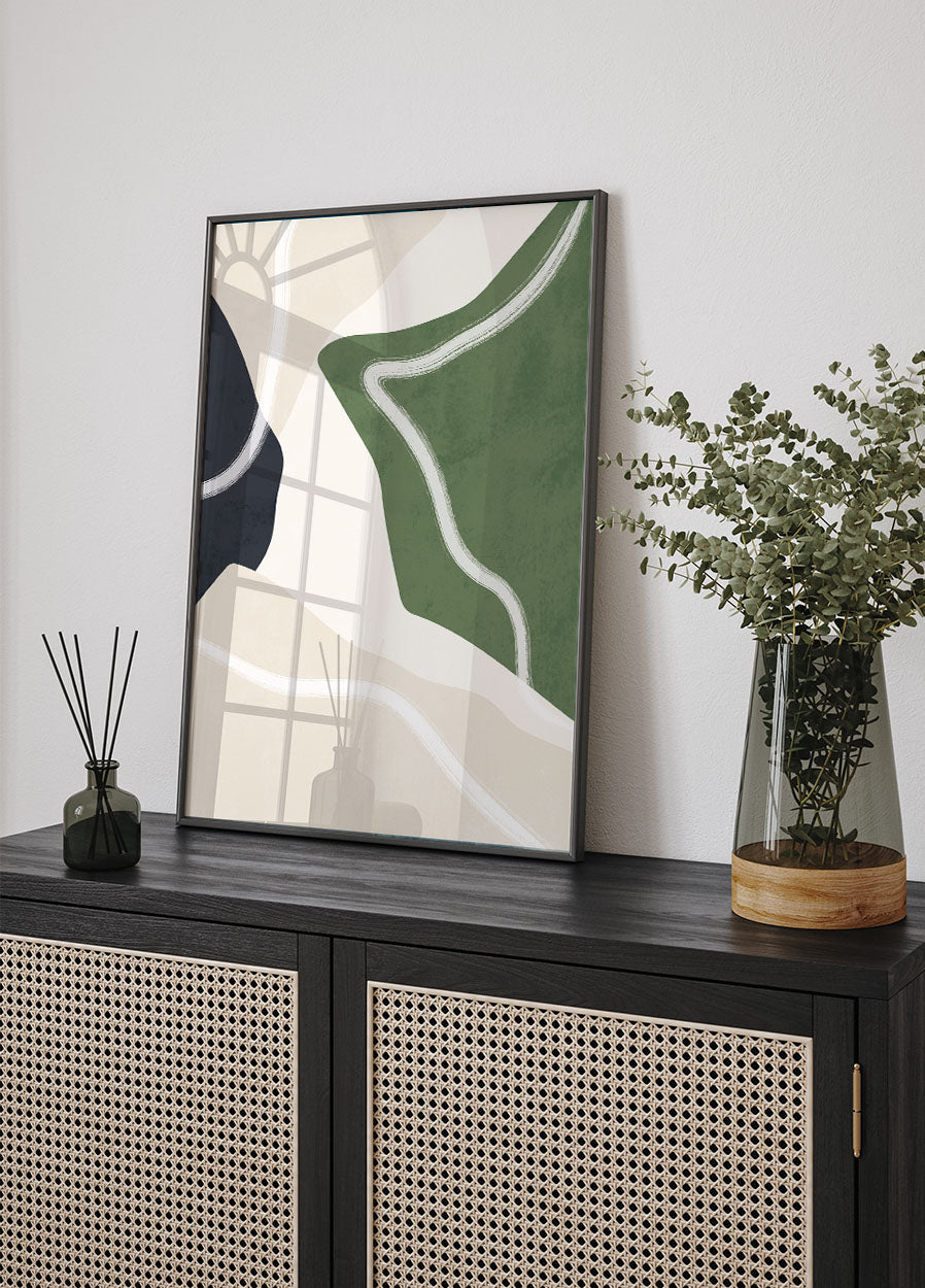 Poster mit abstrakten Naturformen - Posterbox.dk