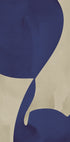 Navy Flow Abstract Plakat - Posterbox