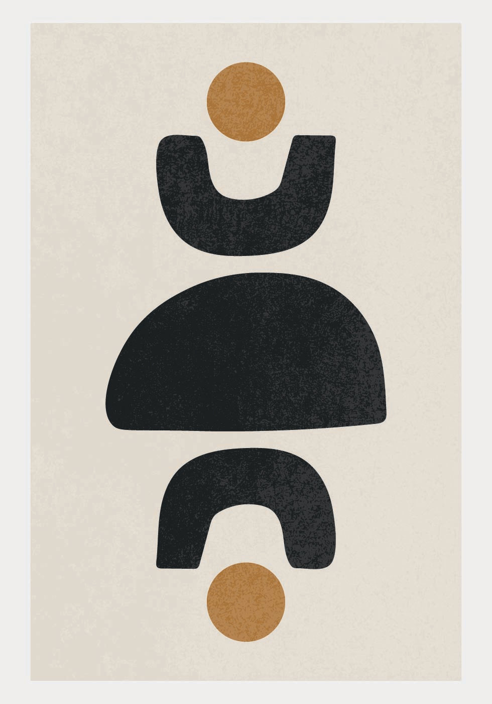 Abstract Forms Balance, Geometric Plakat - Posterbox