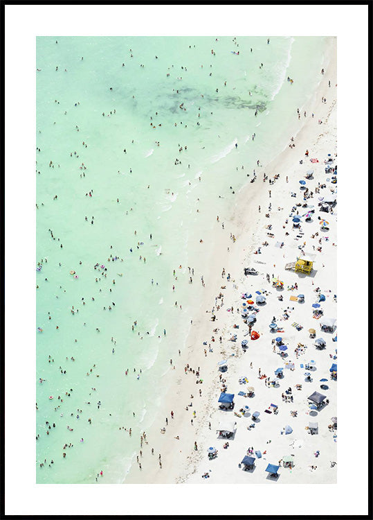 Luftbild-Strand-Druck-Sommerposter - Posterbox.dk