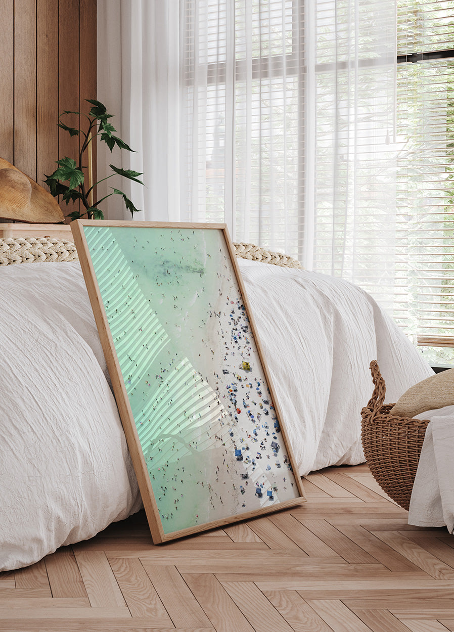 Luftbild-Strand-Druck-Sommerposter - Posterbox.dk