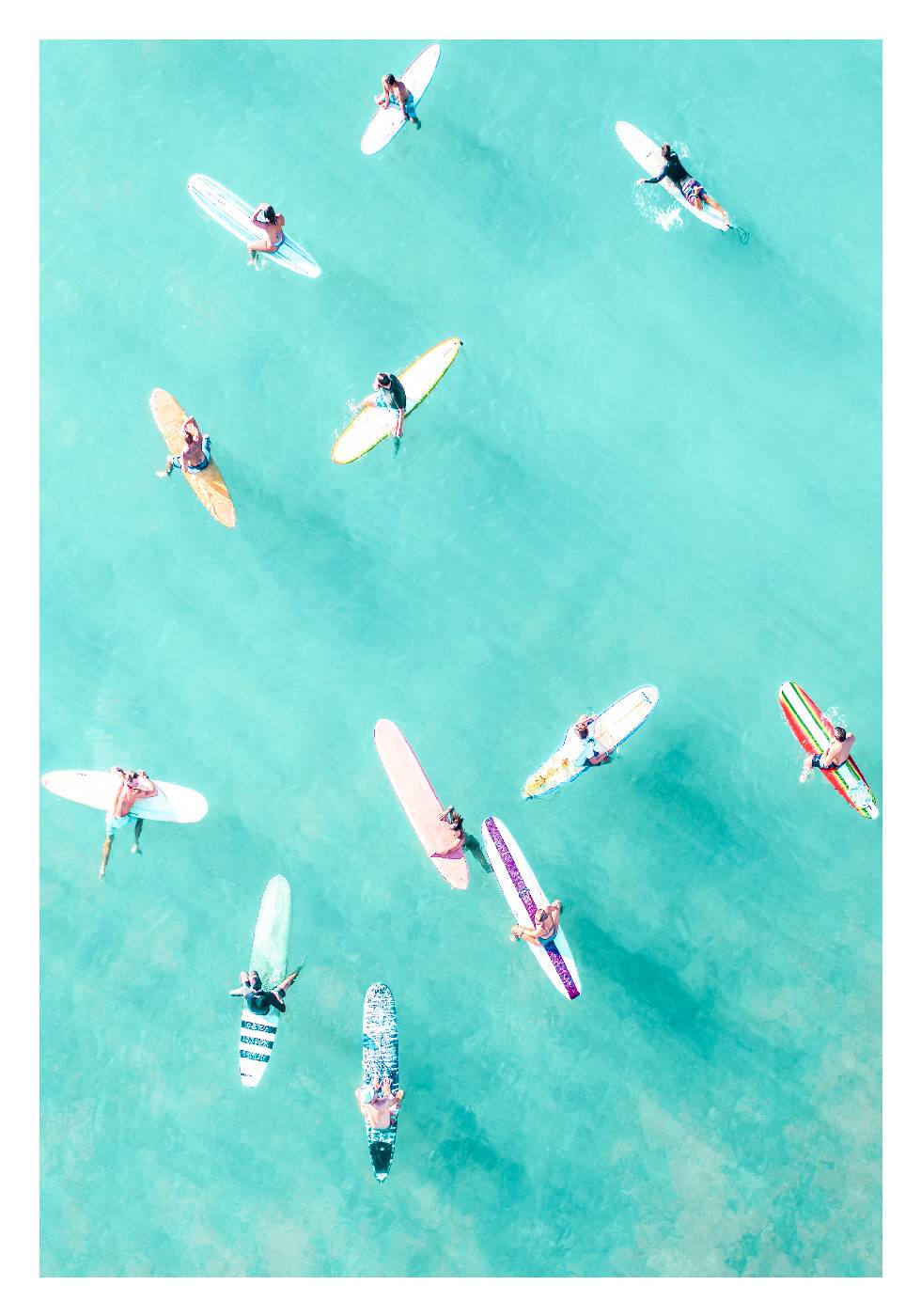 Aerial Surfers Poster - Posterbox.no