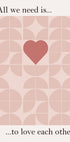 Poster „Liebe und Einheit“ - Posterbox.dk
