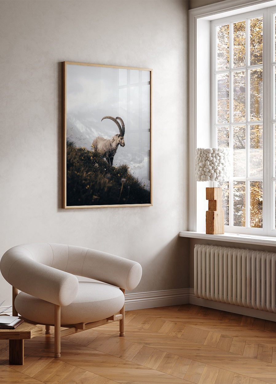 Alpensteinbock-Poster - Posterbox.dk