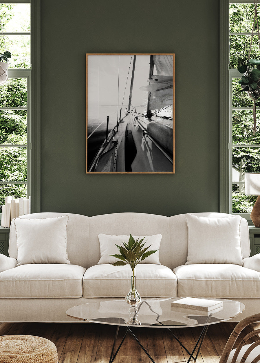 Ein Ausflug auf einer Yacht Poster - Posterbox.dk