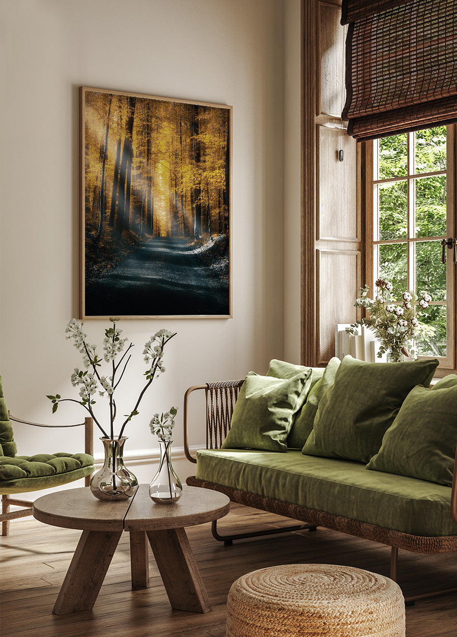 Herbstwald-Poster - Posterbox.dk