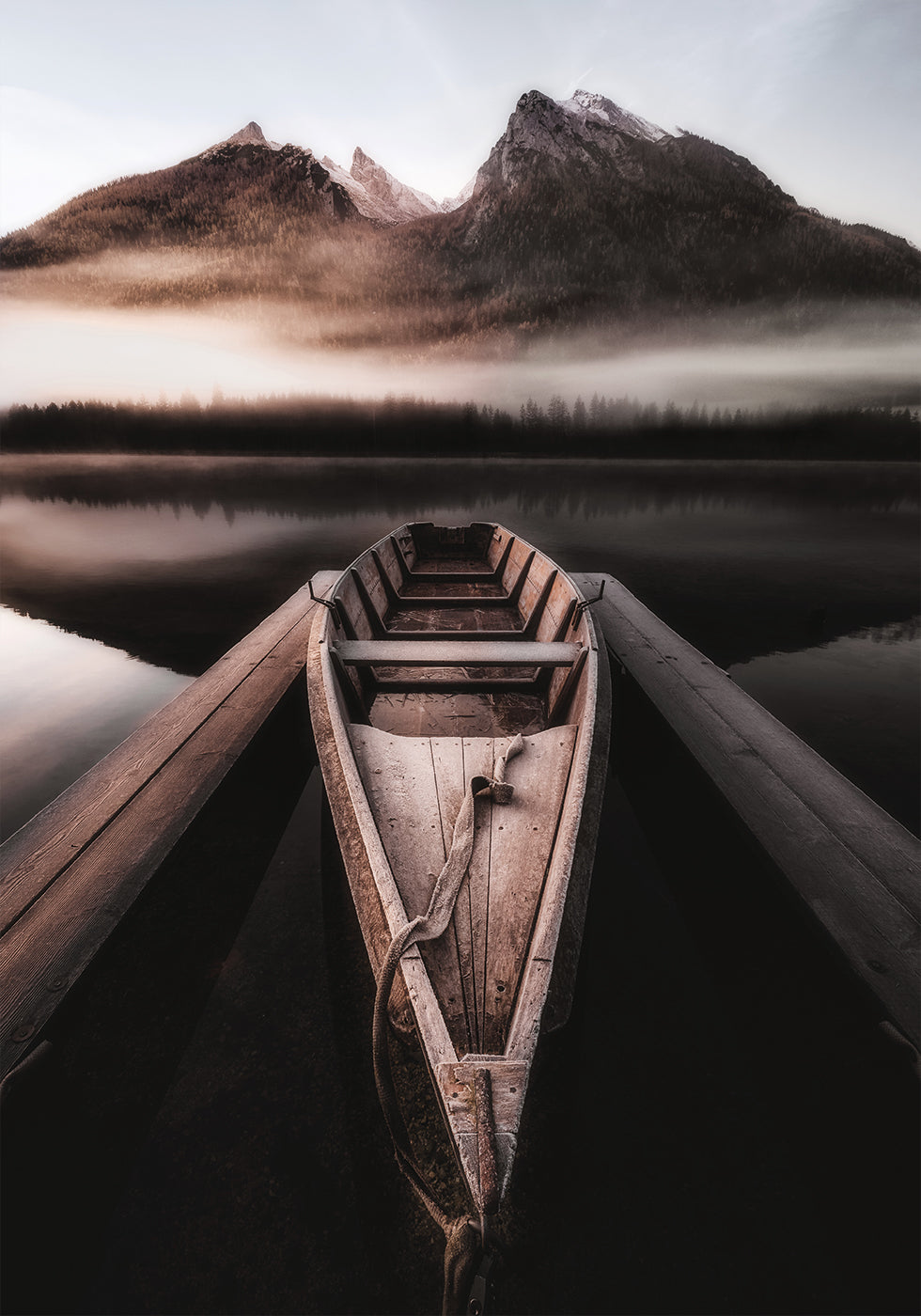 Herbstsee am Hintersee Poster - Posterbox.dk