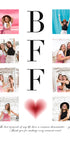 BFF Personalized Photo Collage Plakat - Posterbox