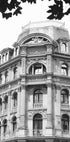 Vienna Baroque Townhouse Black & White Plakat - Posterbox