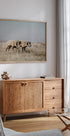 Dickhornschafe im Feld Poster - Posterbox.dk