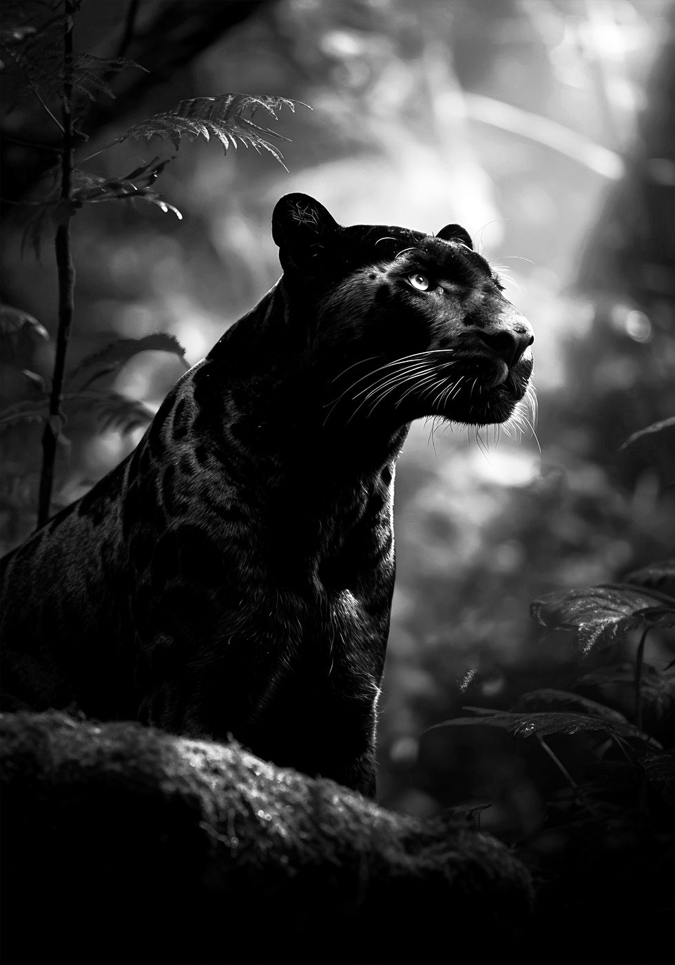 Majestic Black Panther Plakat - Posterbox