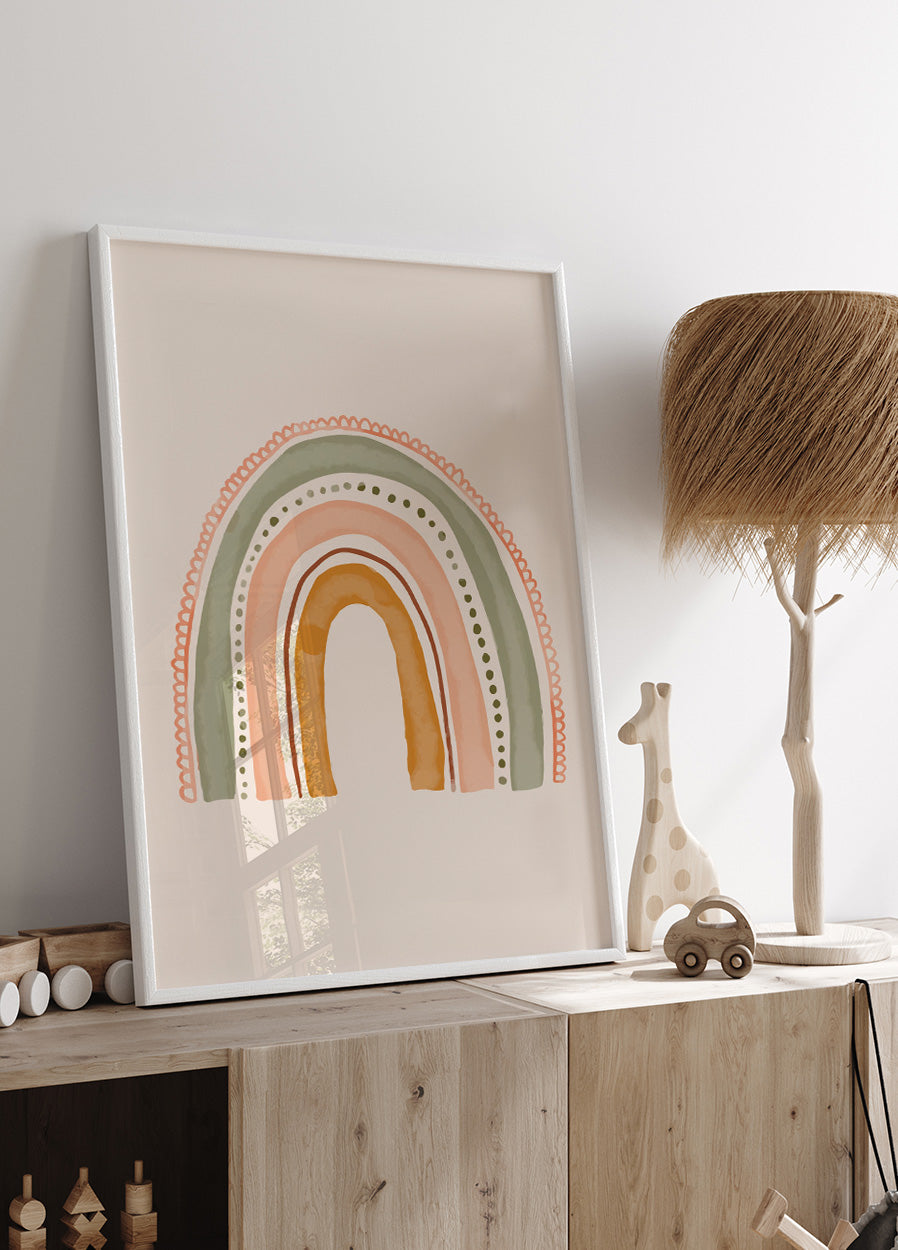 Boho-Regenbogen-Poster - Posterbox.dk