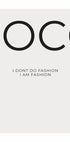 Coco's Fashion Statement Poster - Posterbox.dk