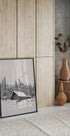 Poster „Hütte im Schnee“ - Posterbox.dk