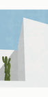 Minimal Desert View, Cactus and Geometry Plakat - Posterbox