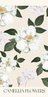 Poster mit Kamelienblüten - Posterbox.dk