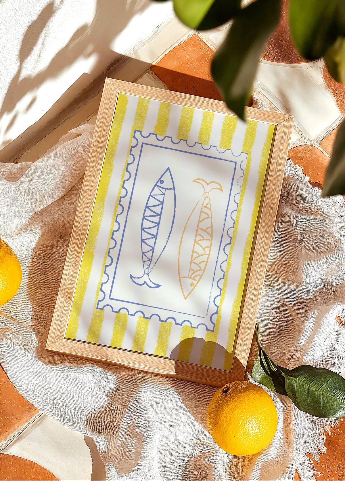 Küstenfisch-Stempel