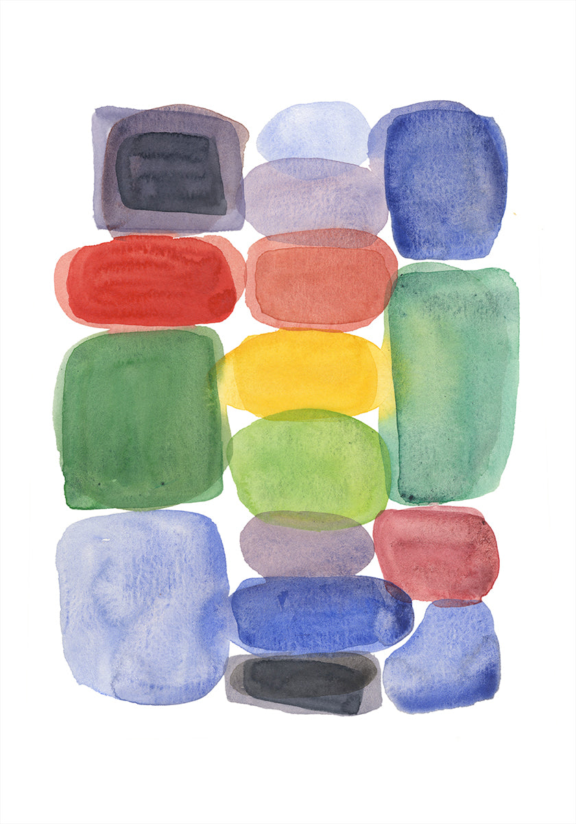 Color Blocks 2 Plakat - Posterbox