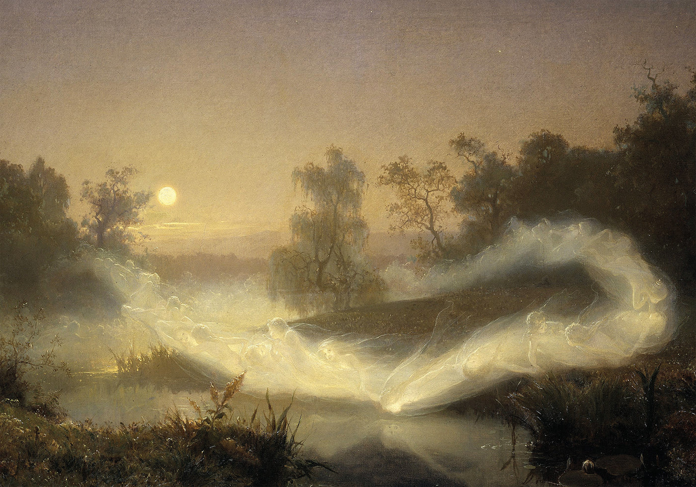 Tanzende Feen von August Malmström Poster - Posterbox.dk