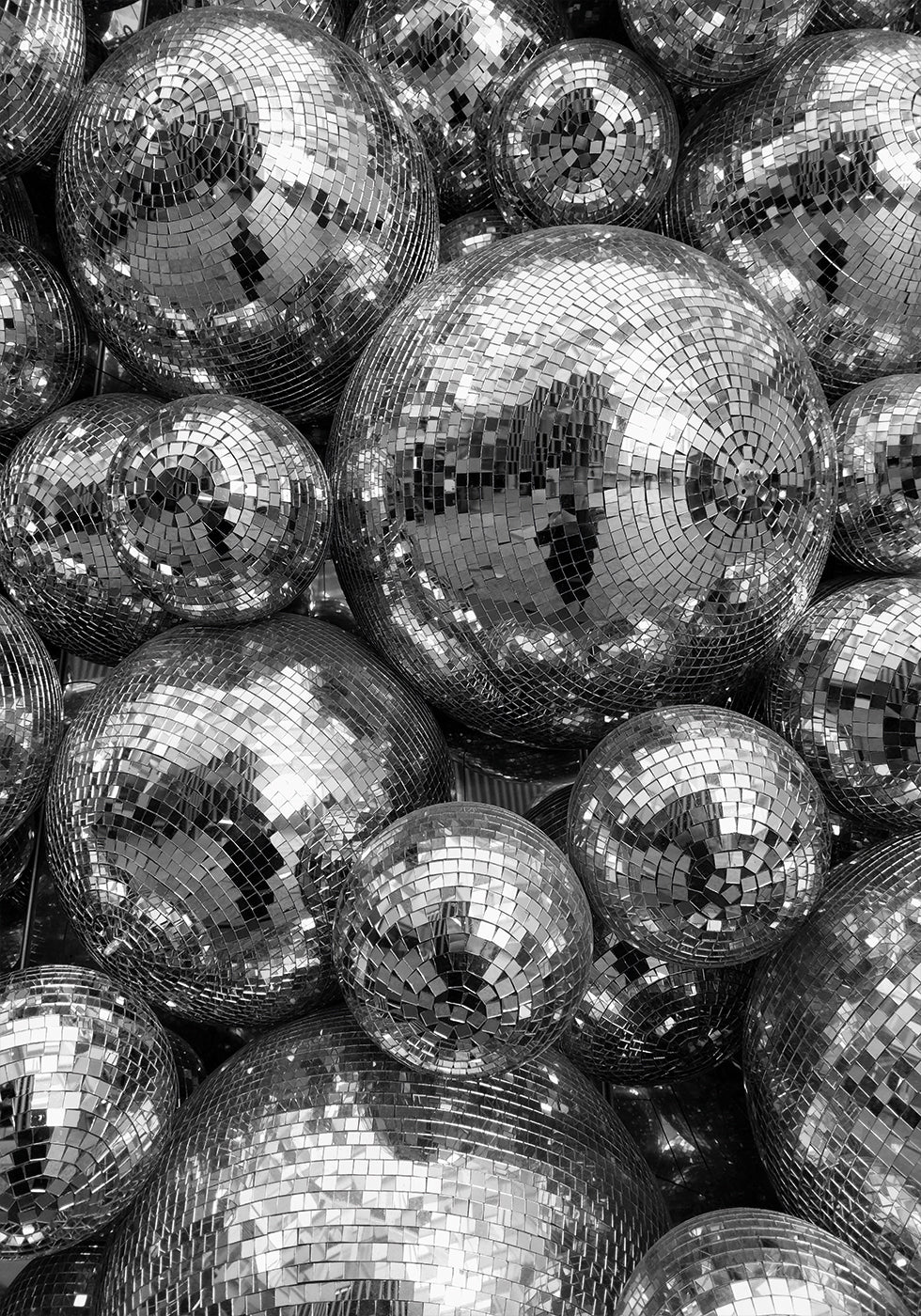 Reflektierendes Discokugel-Poster - Posterbox.dk