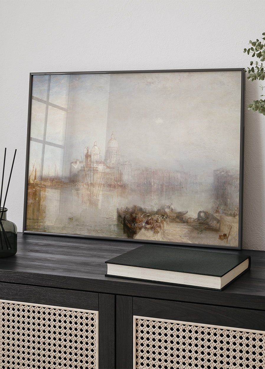Dogana und Santa Maria von William Turner Poster - Posterbox.dk