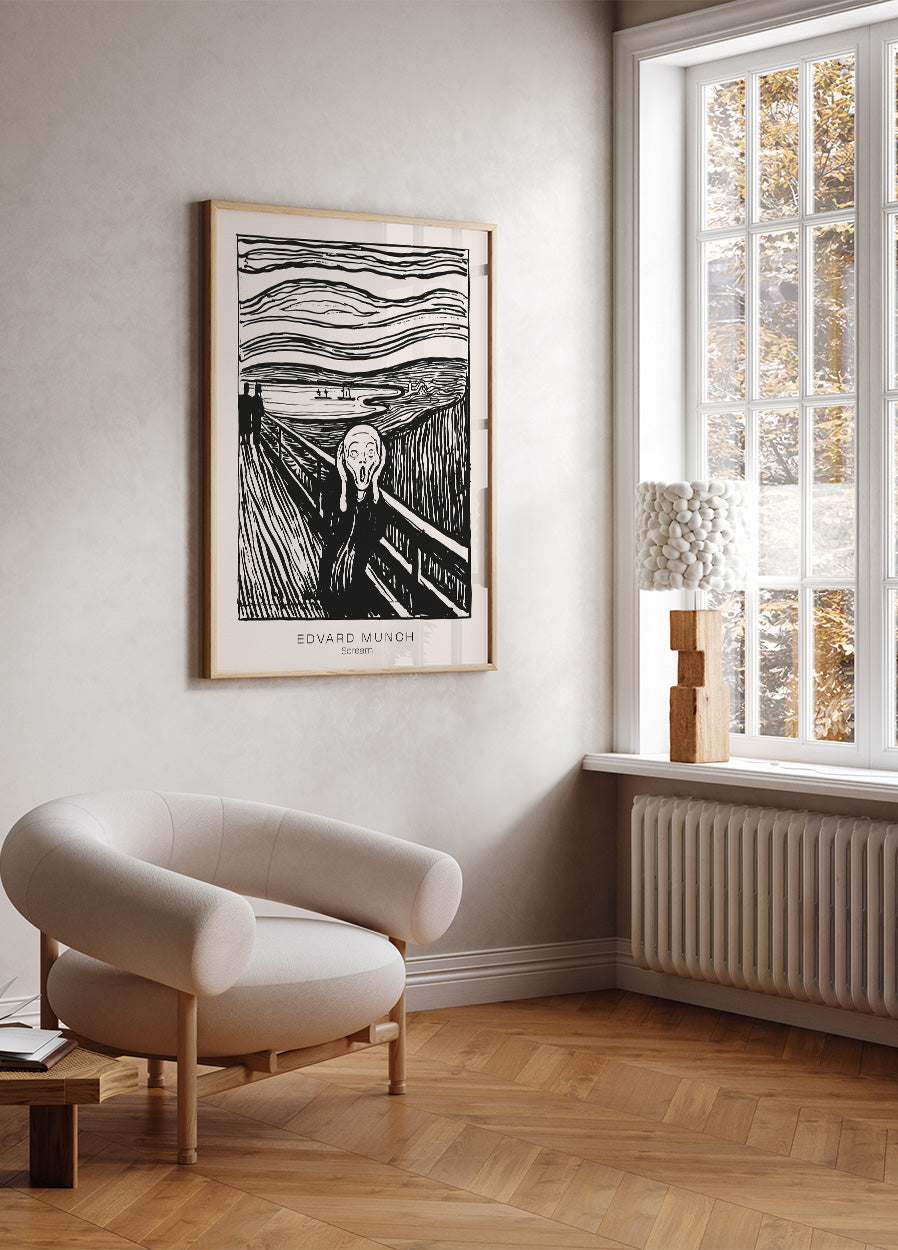 Edvard Munch Scream Poster - Posterbox.dk