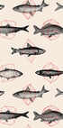 Fishes In Geometrics Nº4 Plakat - Posterbox