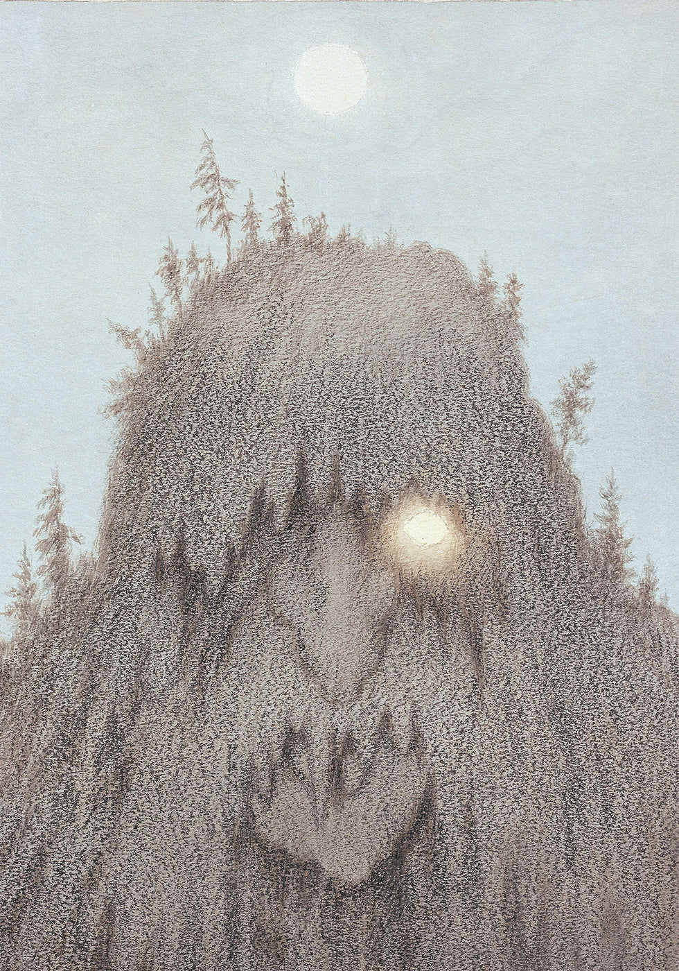 Waldtroll von Theodor Kittelsen Poster - Posterbox.dk