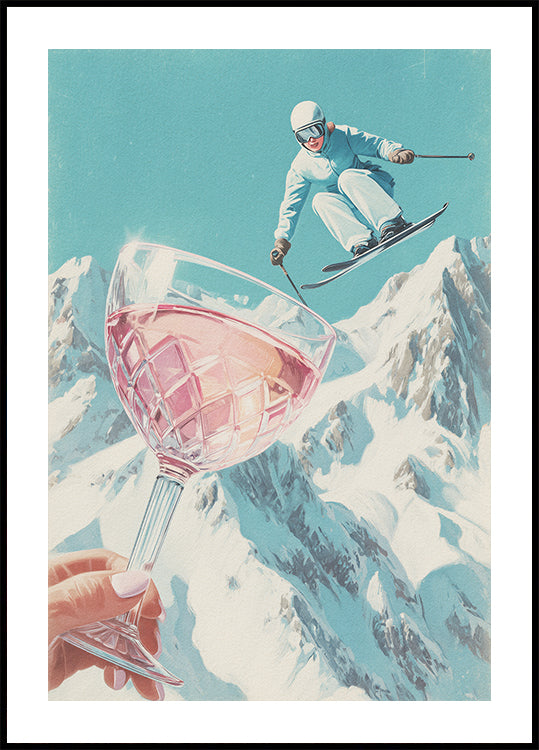 Sip and Ski Plakat - Posterbox
