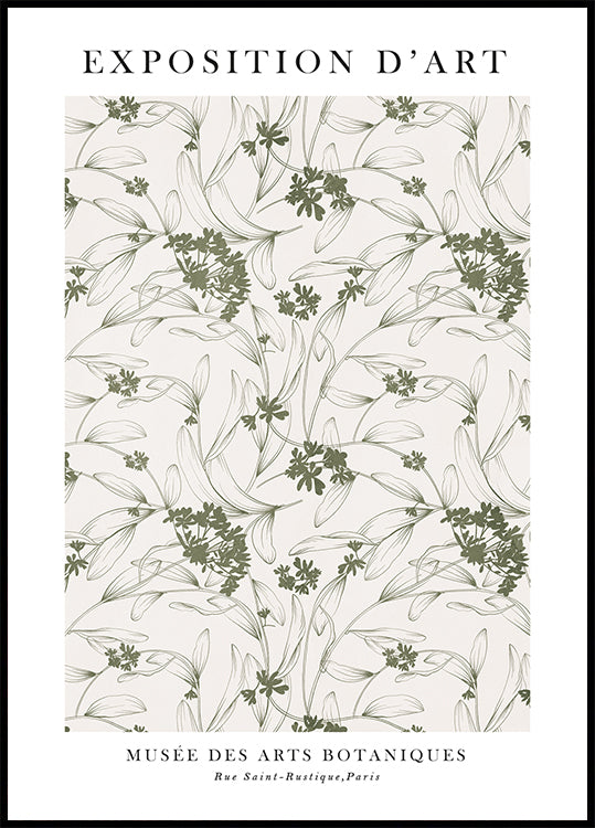 Botanisches Poster - Posterbox.dk