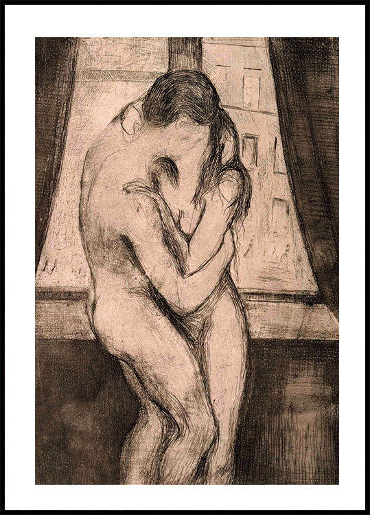 Der Kuss von Edvard Munch Poster - Posterbox.dk