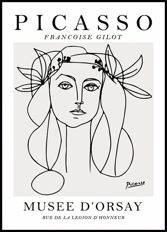 Francoise Gilot Picasso Poster - Posterbox.dk