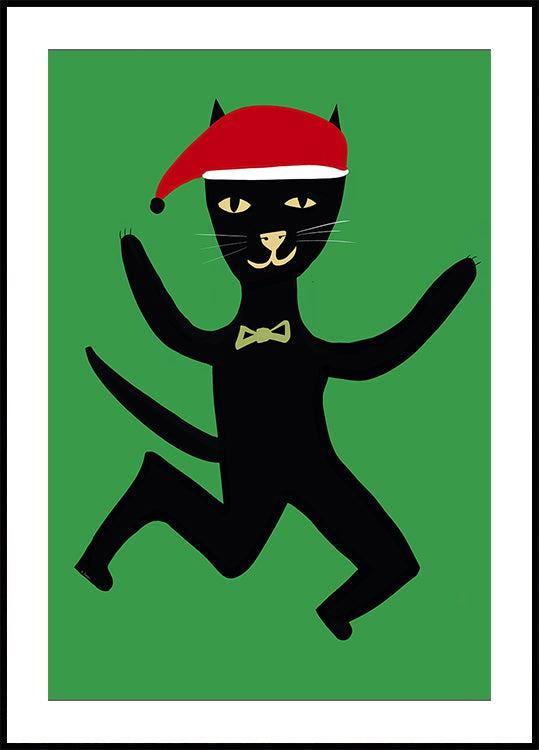 Xmas cat Plakat - Posterbox