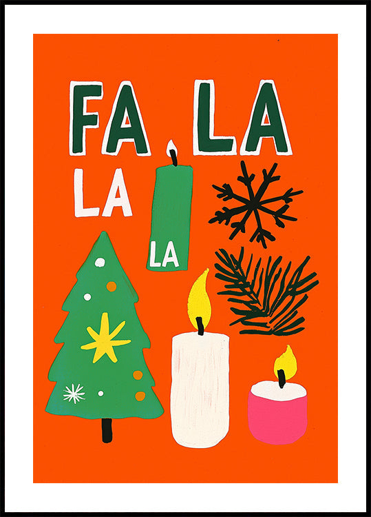 Festive Cheer Burst Plakat - Posterbox