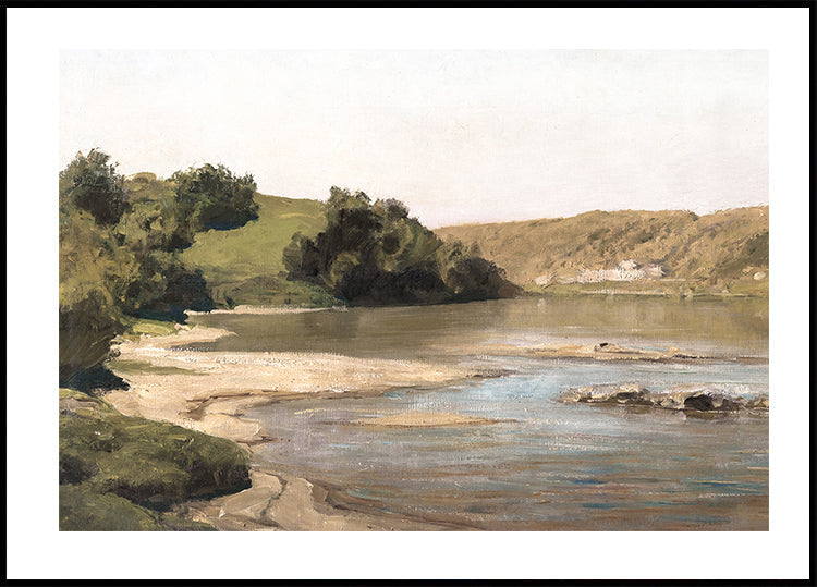 Oka River von Wassili Polenow Poster - Posterbox.dk
