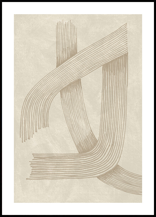 Abstract Sophisticated Line 01 Plakat - Posterbox