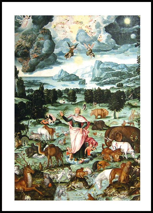Irdisches Paradies von Hans Bocksberger der Altere Poster - Posterbox.dk