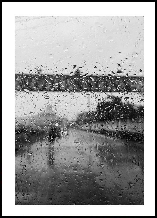 Poster „Hinter Regentropfen“ - Posterbox.dk
