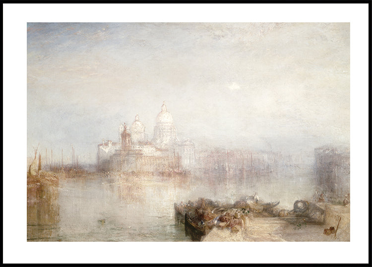 Dogana und Santa Maria von William Turner Poster - Posterbox.dk