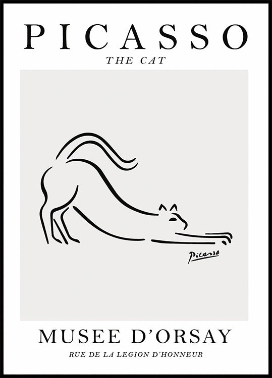 Das Katze-Picasso-Poster - Posterbox.dk