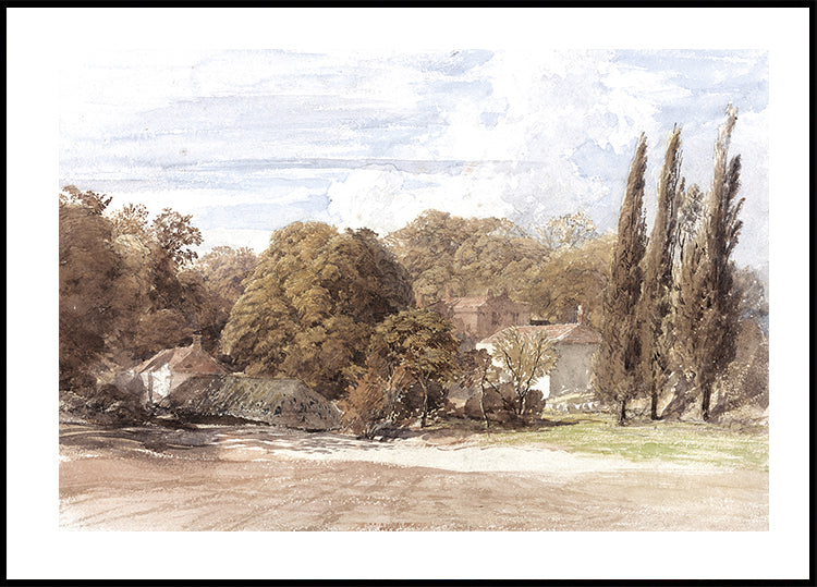Kensington Gardens von Samuel Palmer Poster - Posterbox.dk