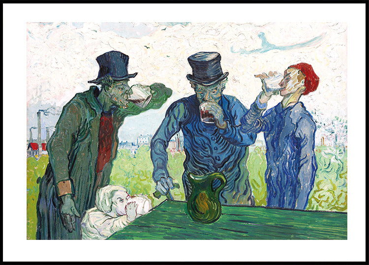Die Trinker von Vincent van Gogh Poster - Posterbox.dk